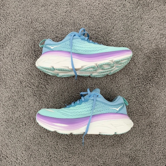Hoka Women's Bondi 8 - Airy Blue/Sunlit Ocean - Picture 2 of 9